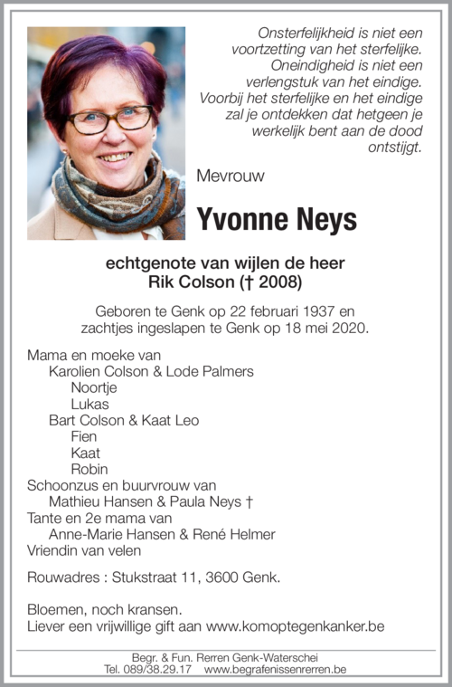 yvonne Neys